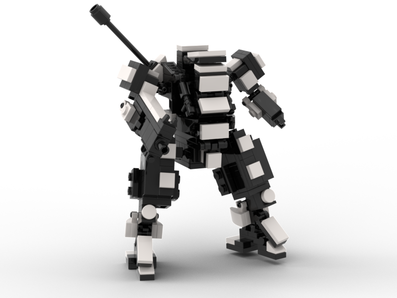 Le Go Đồ Chơi Lắp Ráp Robot Suite Mech Robot Guard