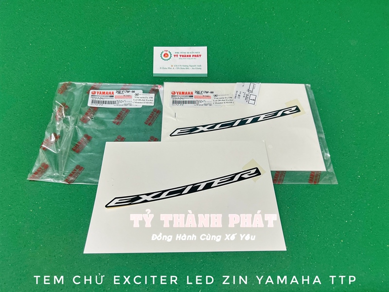 Tem sườn Ex 150 Led 2019 chử Exciter ( Monster ENEOS ) ( 1 Miếng ) 2NDF17BP0000