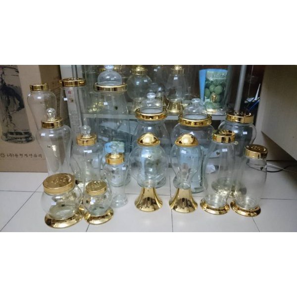 Bình sâm thủy tinh - Bình ngâm rượu 2L