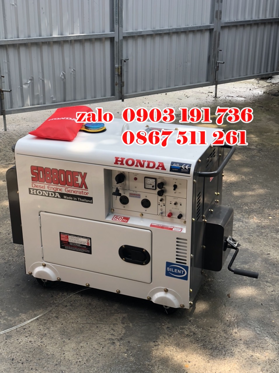 Máy phát điện honda sd8800ex chống ồn