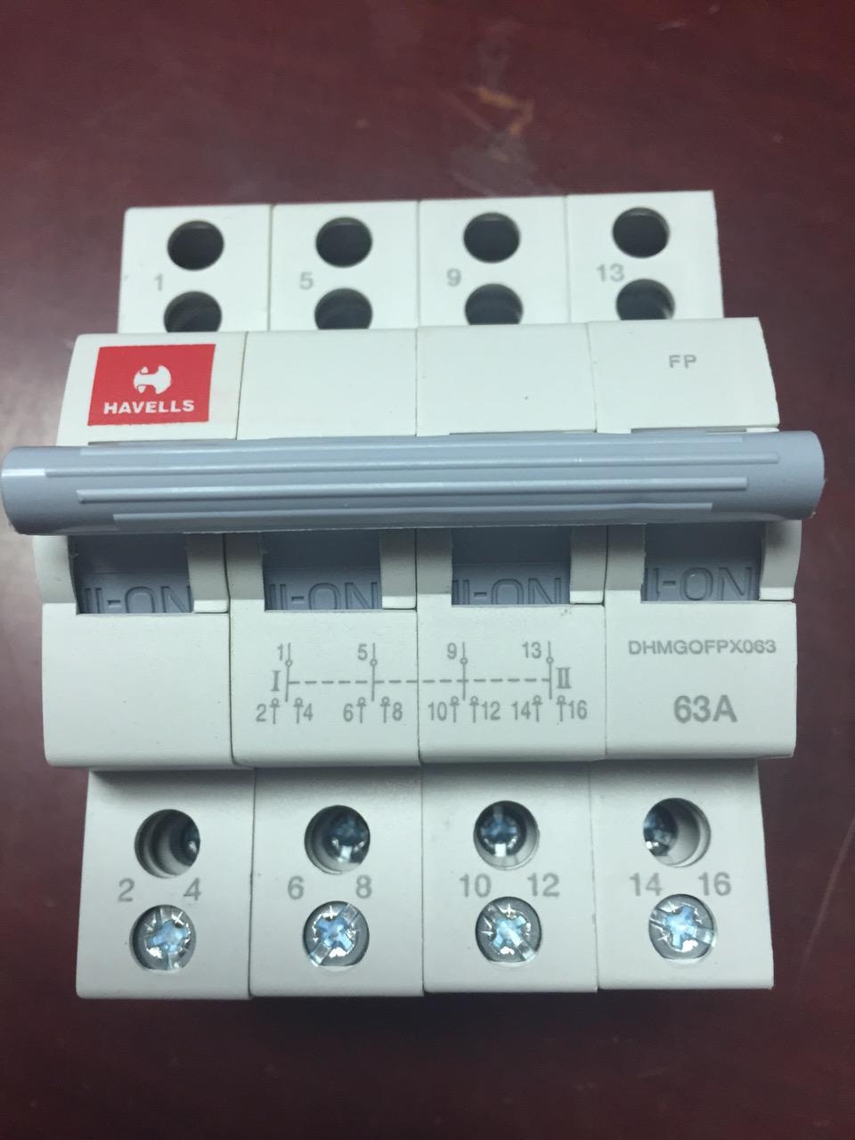 CẦU DAO ĐẢO CHIỀU -2P & 4P  HAVELLS ẤN ĐỘ