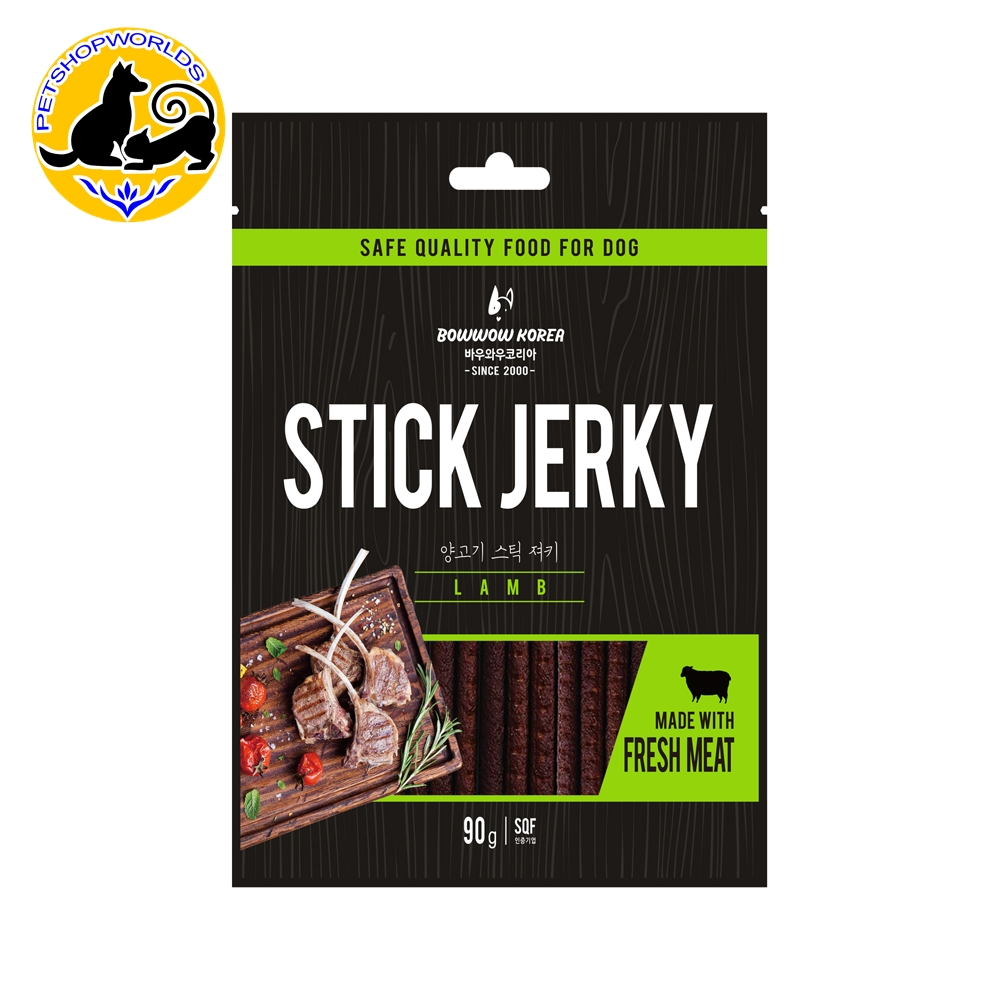 Thịt Cừu Que Bow Wow Stick Jerky Gói 90g