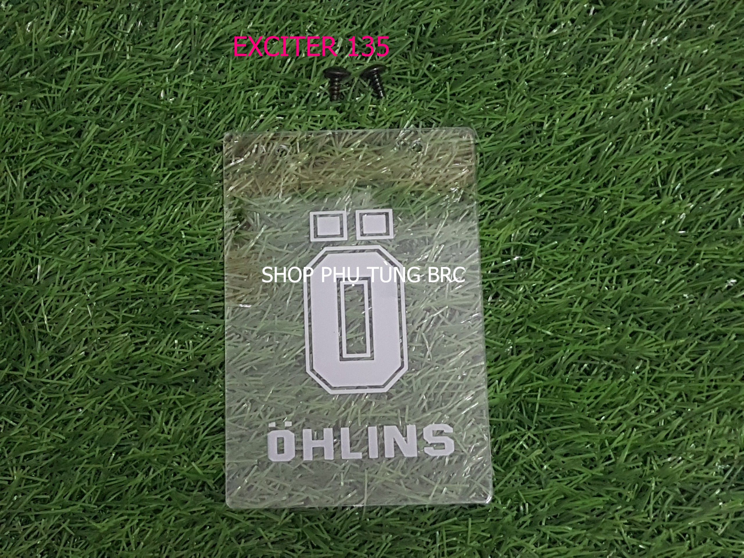 Che phuột sau xe EXCITER 135, 150 ( tặng kèm 2 con vít màu đen để bắt, A/E chọn loại xe trên đơn hàng)