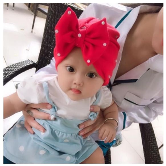 [HCM]Turban đính Lấp lánh cho bé (Kèm tóc giả)