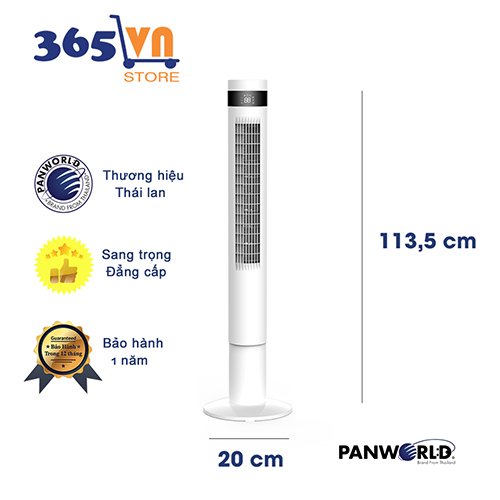 QUẠT THÁP THÁI LAN PANWORLD PW-8207(W)