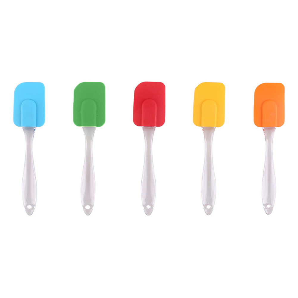 Silicone Cake Spatula Heat Resistant Cream Butter Scraper Kitchen Baking ToolSmall Silicone Spatula Silicone Cake Cream Spatula High Temperature Resistant Mixing Spatula Baking Spatula Tool