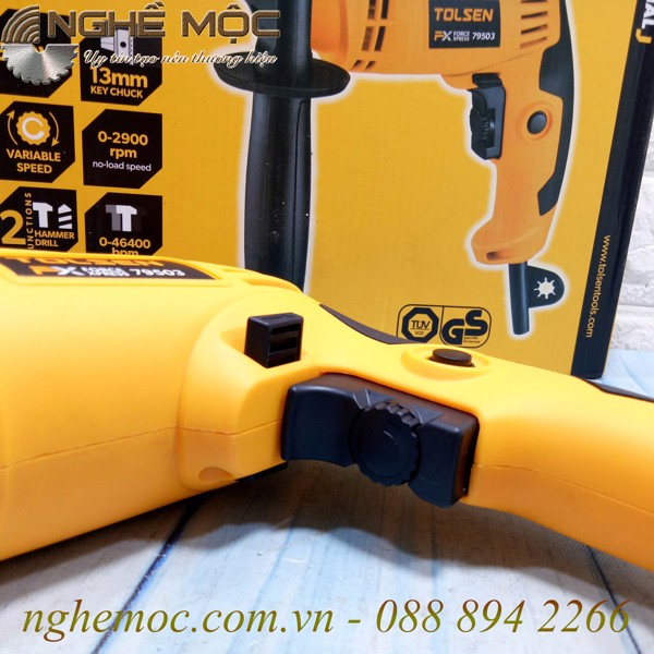 Máy khoan Tolsen 13mm 850W (79503)