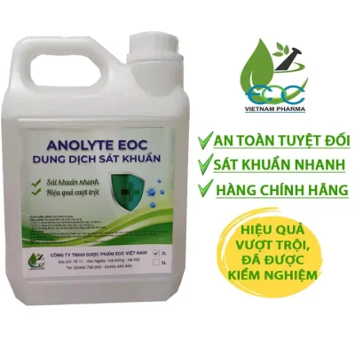 Dung dịch sát khuẩn Anolyte EOC_Can 2 lít