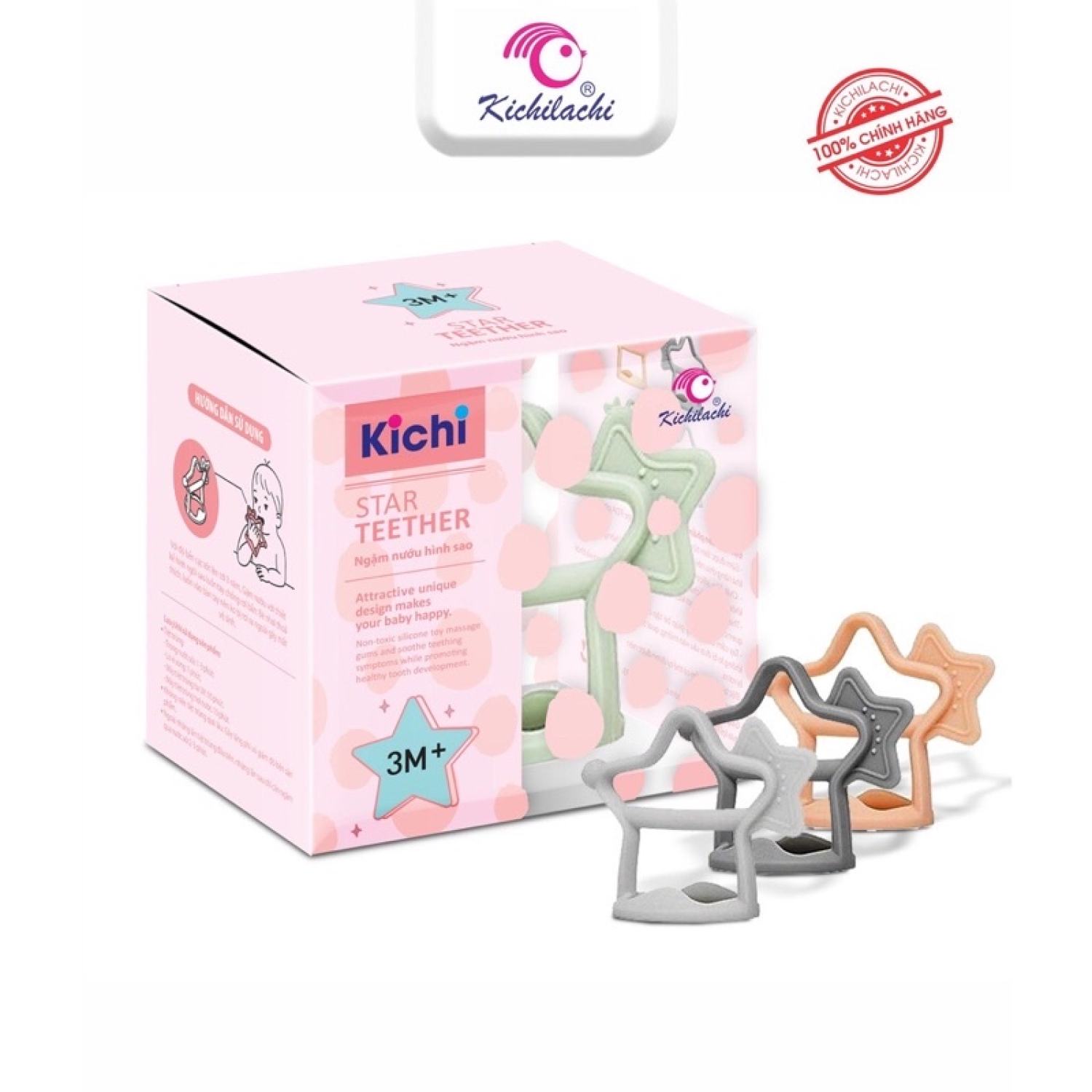 [CHÍNH HÃNG] Gặm Nướu Silicon Kichilachi Cho Bé