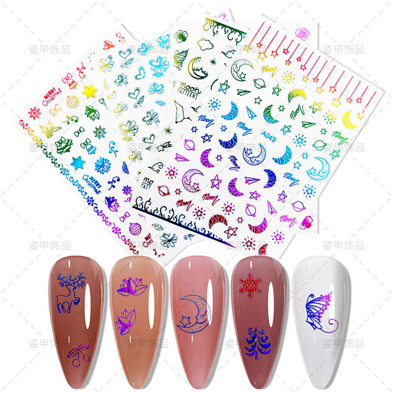 Sticker Trang Trí Móng Noel Siêu Đẹp A