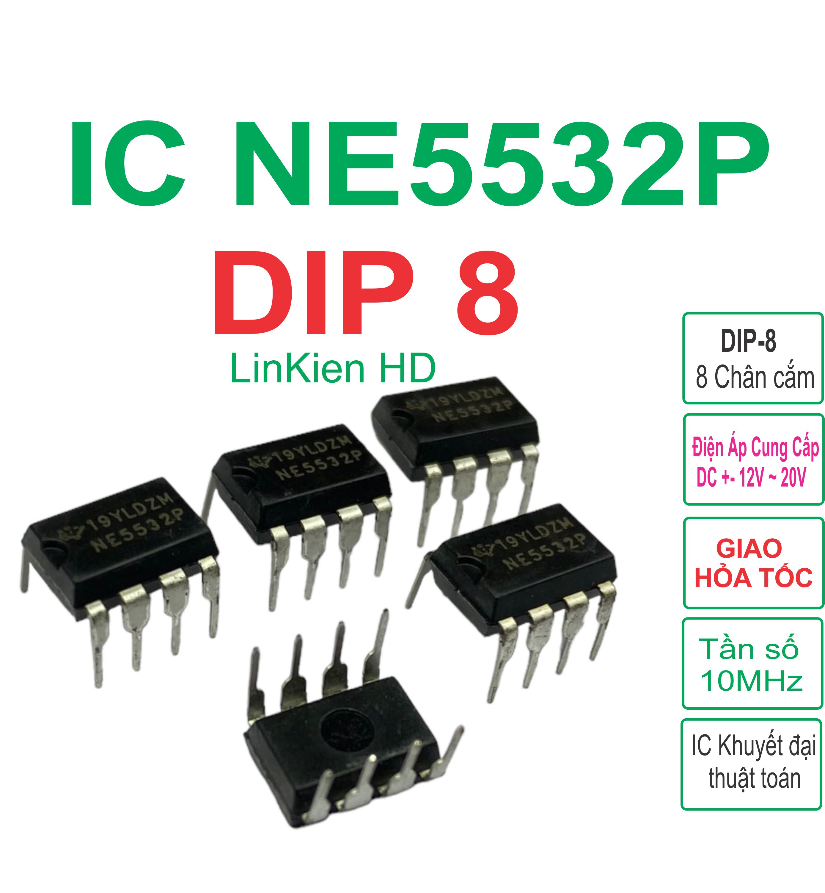Combo 5 con ic ne5532 dip-8 linhkien hd