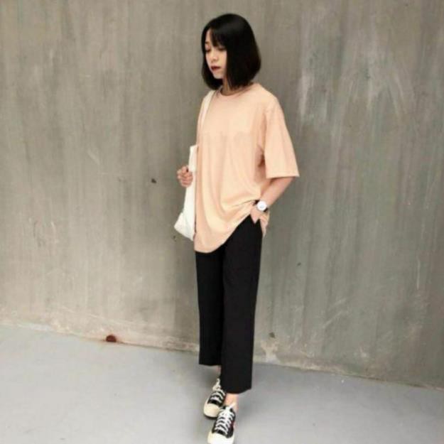 Áo thun trơn oversize tee unisex