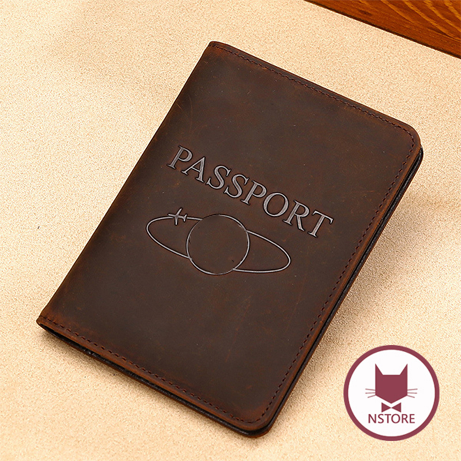 Ví Passport Bao Da Đựng Hộ Chiếu Da Bò Thật (Nhiều Màu)