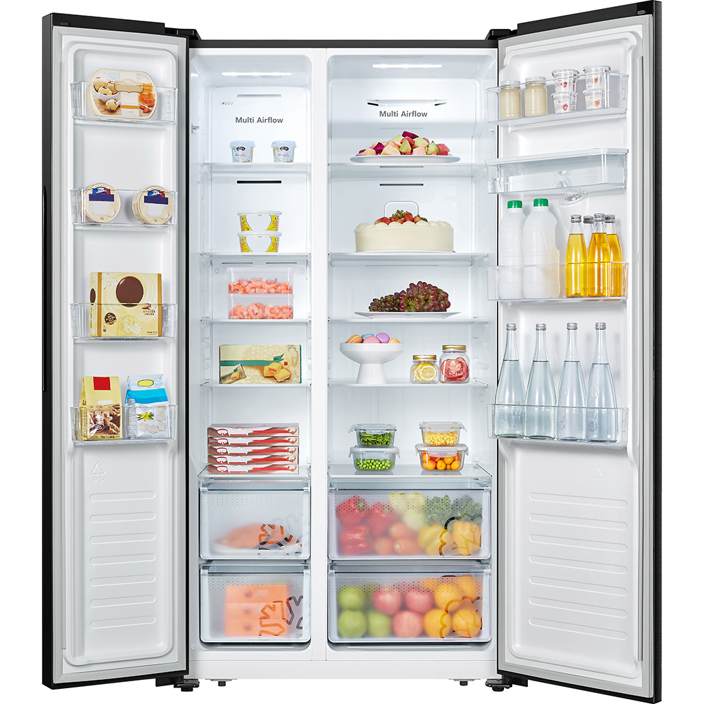 [TRẢ GÓP 0%] Tủ lạnh side by side Casper RS-575VBW 551 lít【mẫu 2021】,hai dàn lạnh độc lập (Giá áp dụng giao nội thành HN, HCM& các tỉnh liên hệ shop)