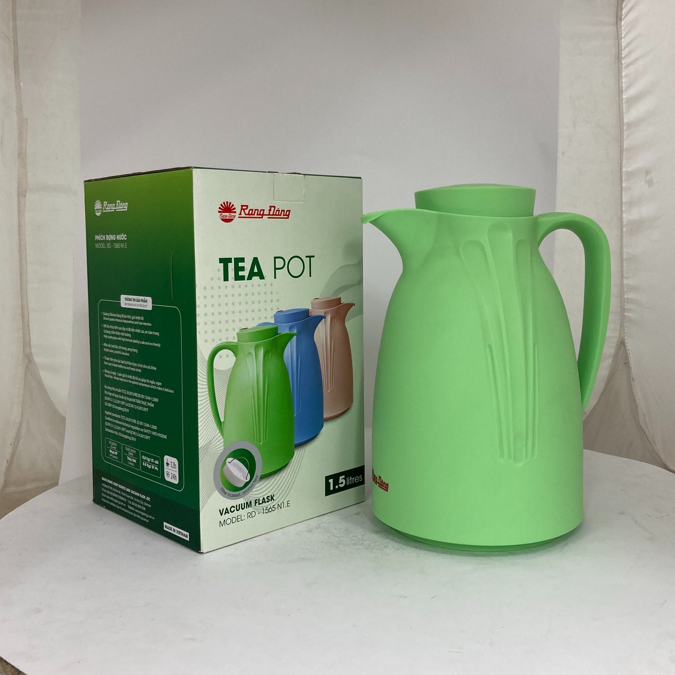 Phích đựng nước nóng 1,5 lít Rạng Đông-RD 1565 N1.E