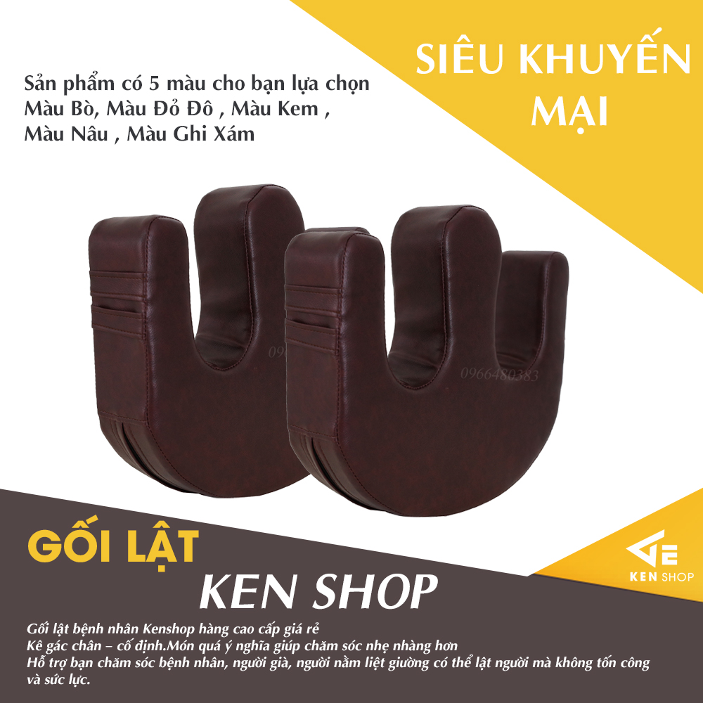 Gối lật bệnh nhân Kenshop, Kê gác chân – cố định. Hỗ trợ bệnh nhân người bệnh, người già, người liệt, Món quá ý nghĩa giúp chăm sóc nhẹ nhàng hơn đặc biệt chăm sóc người cao tuổi