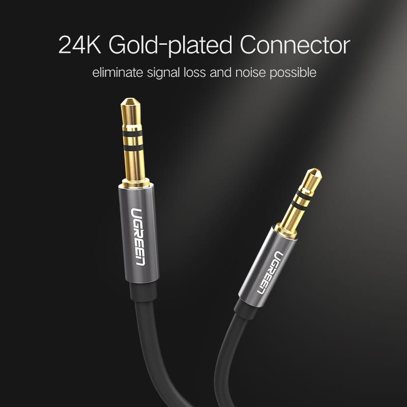 Cáp Audio Ugreen 1m màu đen - Ugreen 10733