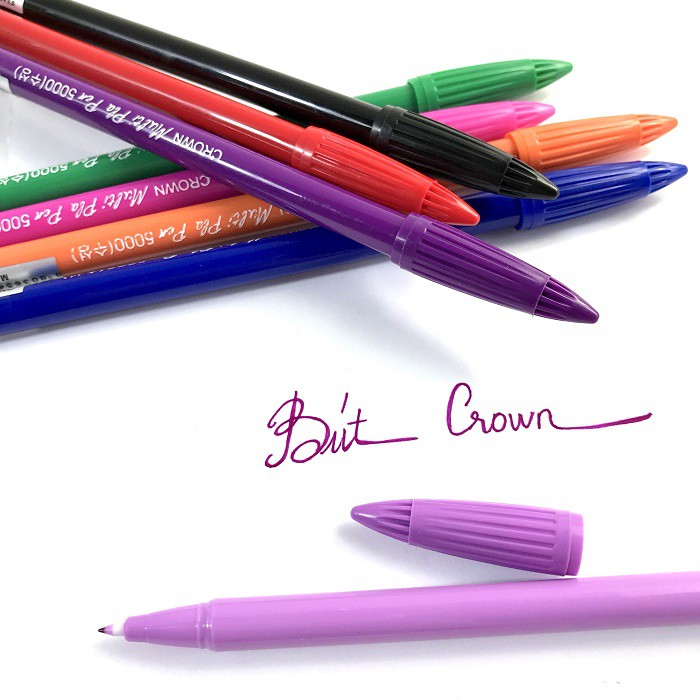 Bút Lông Kim Crown CMP-5000 (Nhiều Màu) - Bút Hàn Quốc [Siêu Phẩm 2022]
