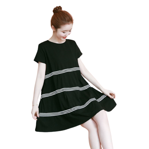 Váy bầu thiết kế chất cotton mềm mát V144