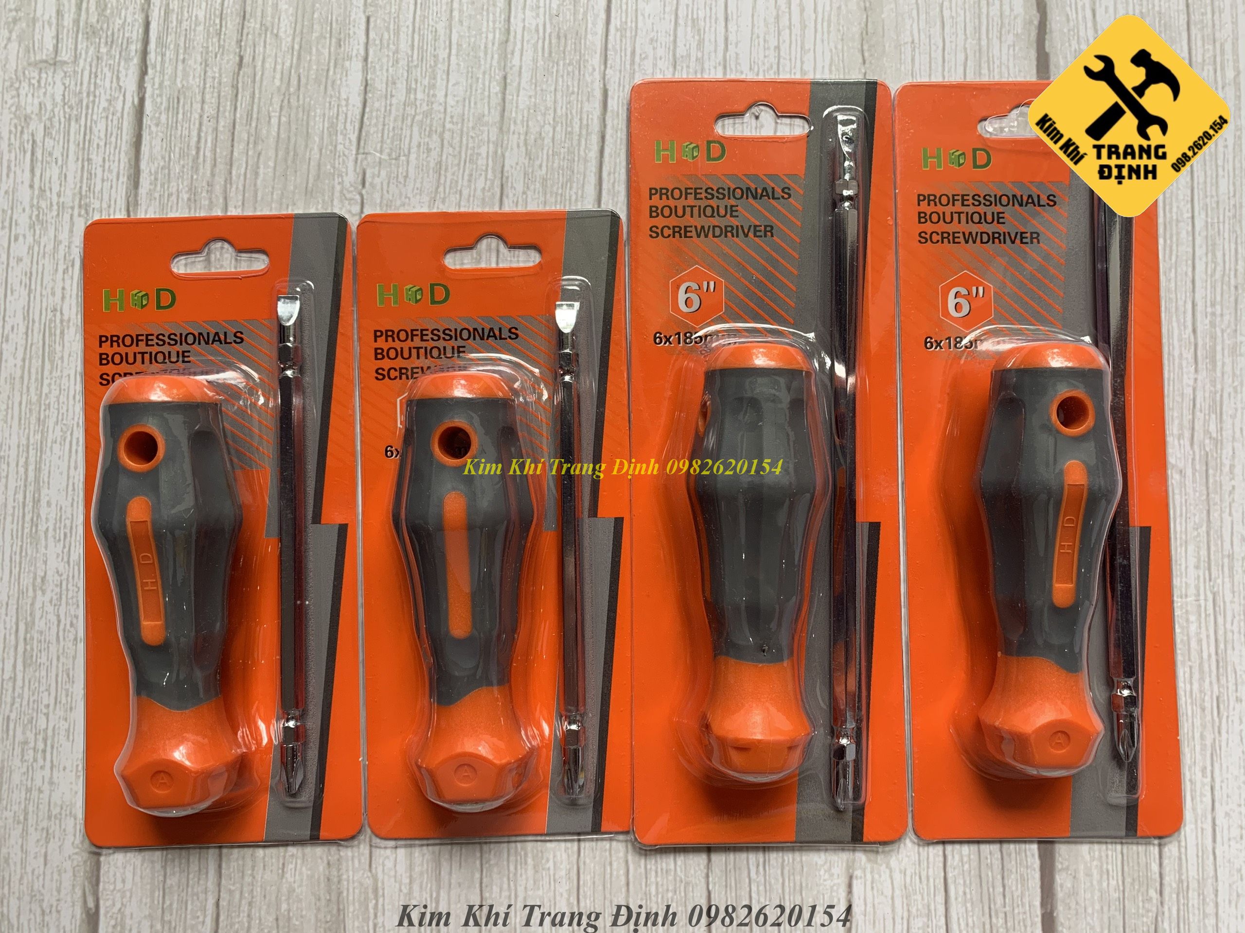 Tô vít tua vít 2 đầu nam châm hít cực mạnh 100mm 150mm 200mm