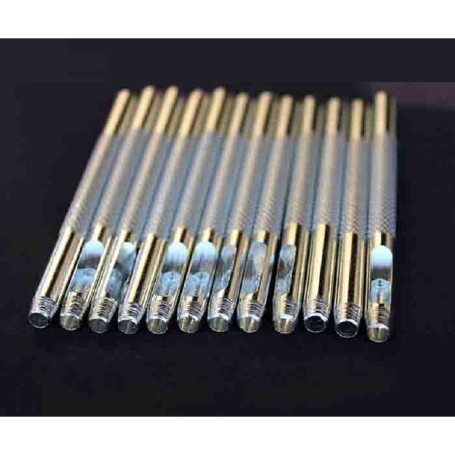 2 DỤNG CỤ ĐỤC LỖ THẮT LƯNG TIỆN DỤNG BẰNG THÉP KHÔNG GỈ