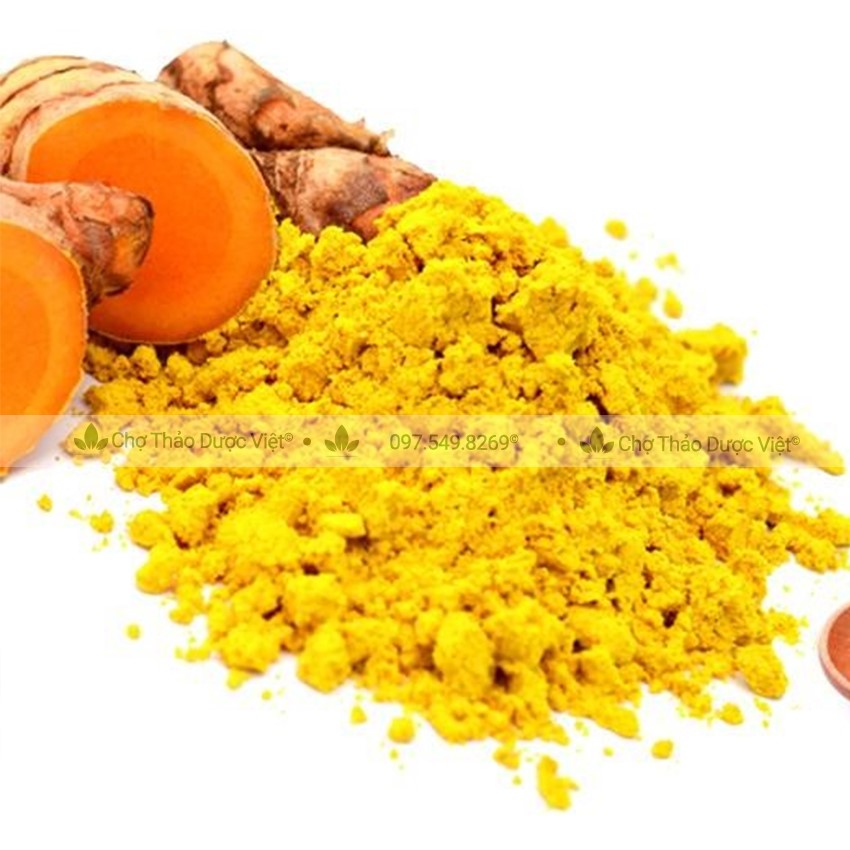 Bột nghệ vàng nguyên chất 100g, nguyên chất, thơm mịn, dùng pha uống, đắp mặt - Chợ Thảo Dược Việt