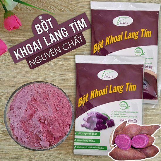 Bột Khoai Lang Tím Gói 100g