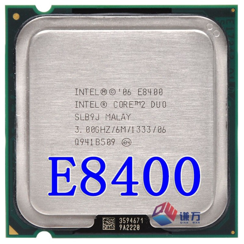 Bảng giá Cpu cho máy tính intel E8400 bóc main - E8400 Phong Vũ