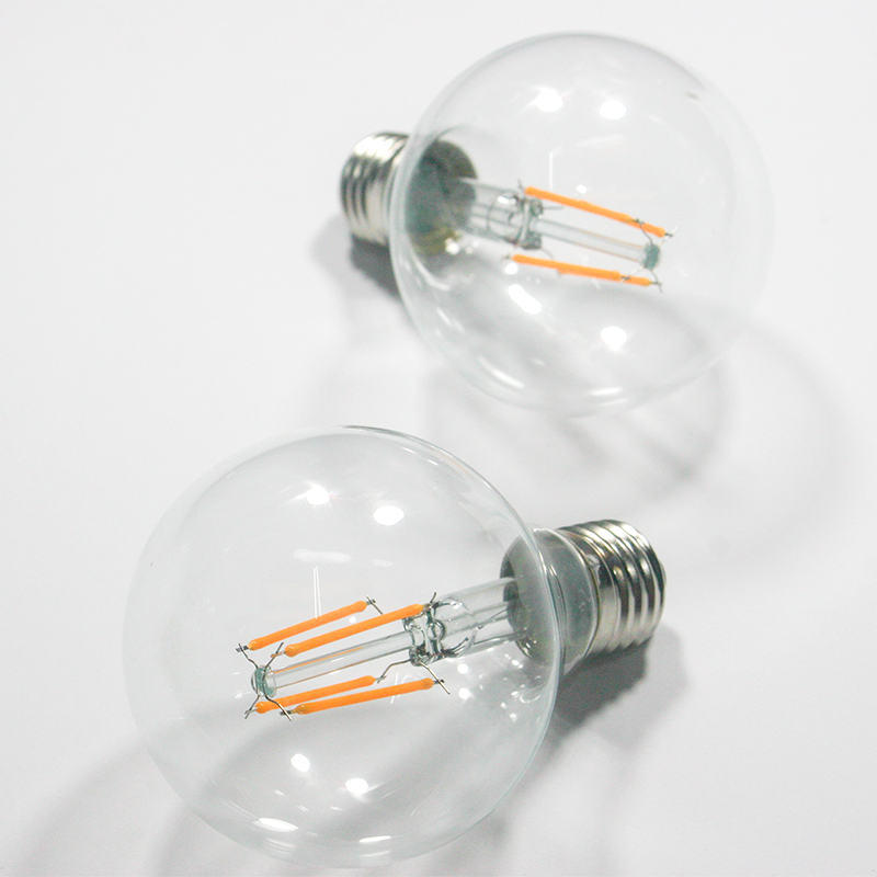 Bóng bulb tròn G80 LED dây tóc