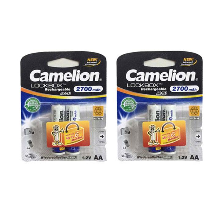 [HCM]combo 3 vỉ pin aa camelion 2700mah ( vỉ 2 viên ).