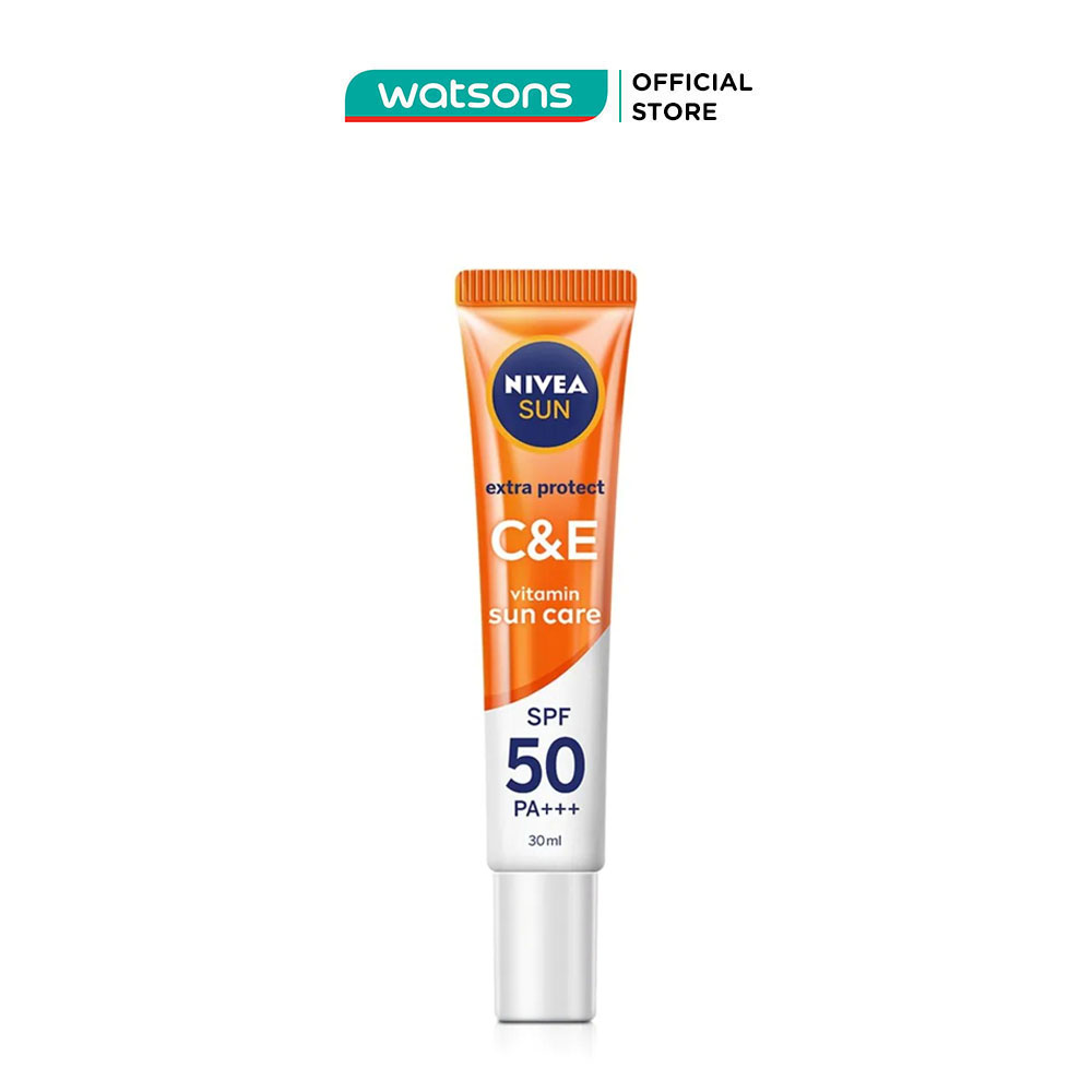 Serum chống nắng nivea dưỡng da sáng khỏe vitamin c&e spf50 pa+++ 30ml