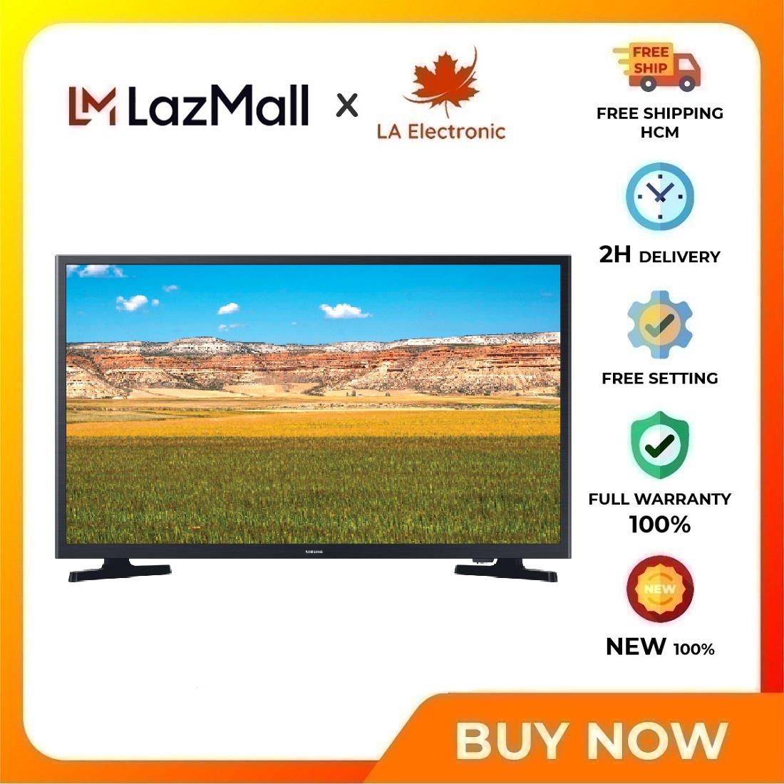 Smart tv samsung 32 inch ua32t4202 - free shipping hcm - youtube netflix google play web browser