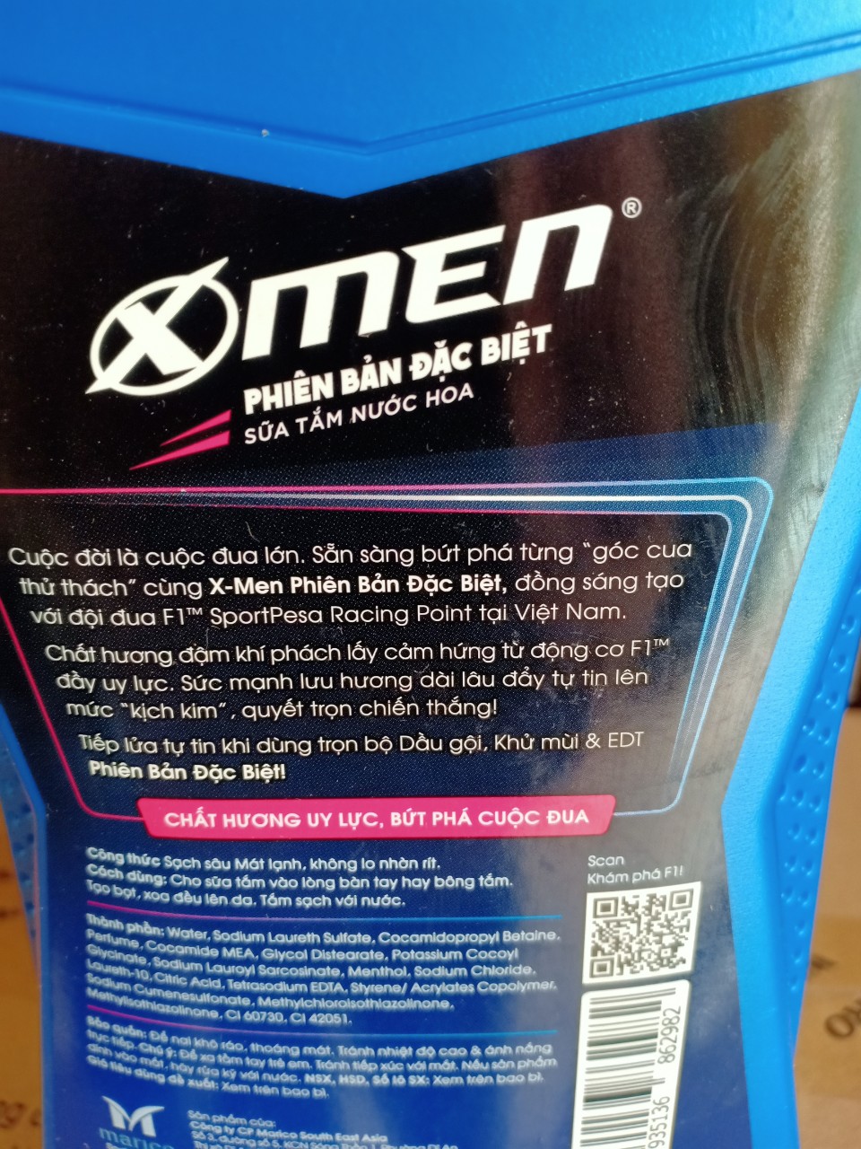 SỮA TẮM XM PHIÊN BẢN ĐẶC BIỆT
