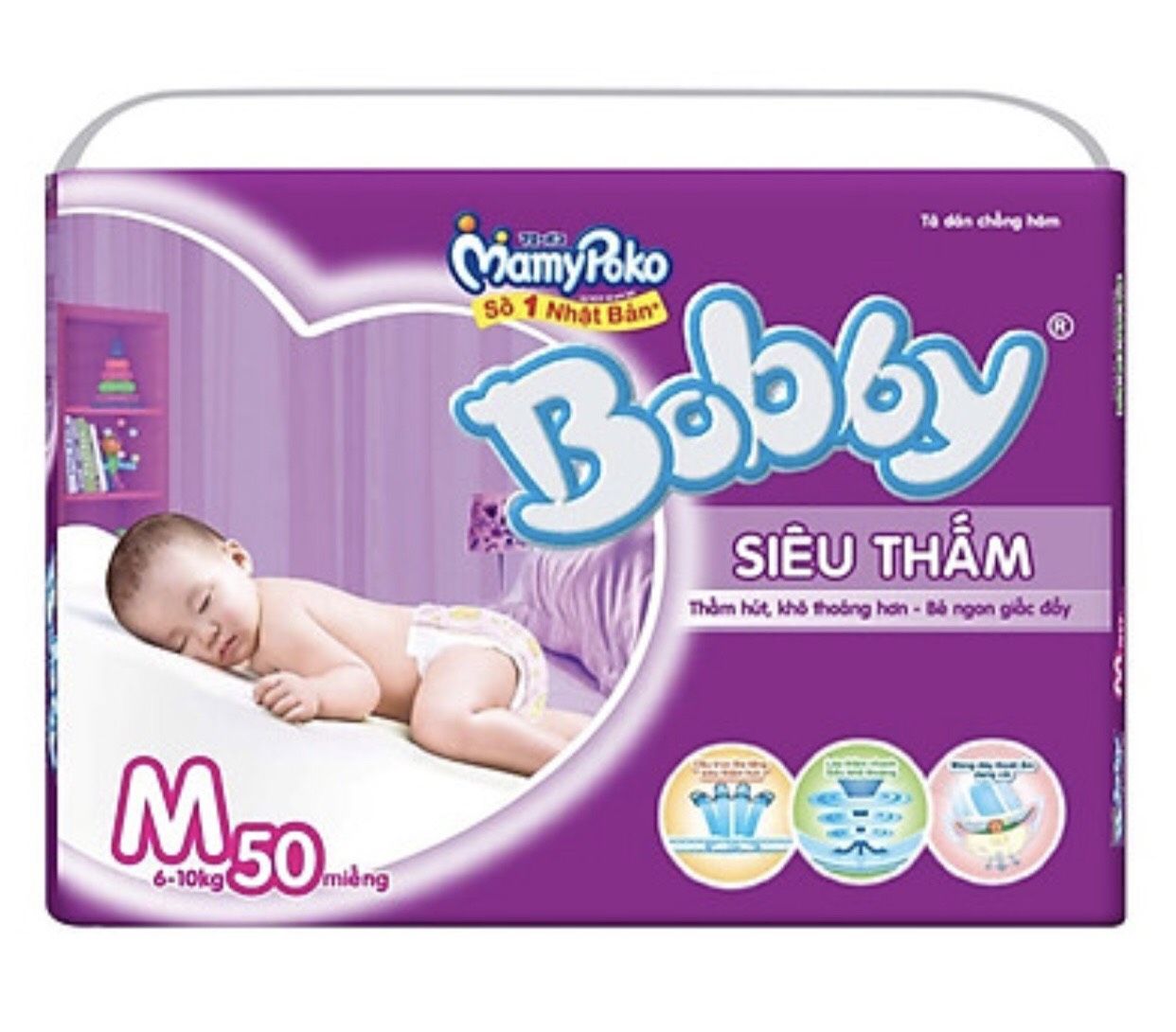 [HCM]Tả dán bobby size M50