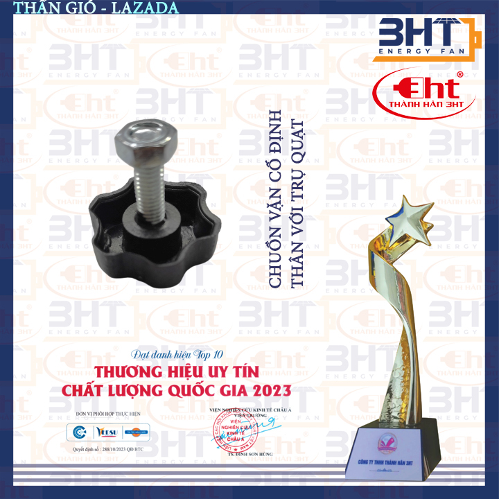 Ốc vặn cổ quạt ren 6mm