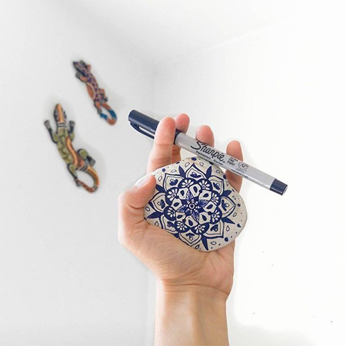 Bút lông dầu ngòi kim Sharpie Ultra Fine - Cam