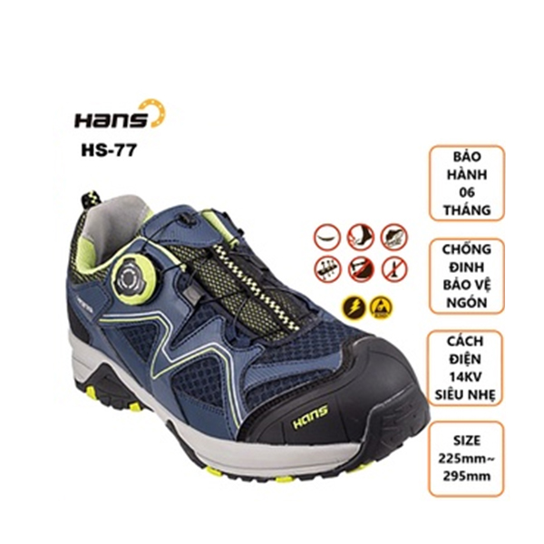 GIÀY BẢO HỘ CÁCH ĐIỆN HÀN QUỐC HANS HS-77-SF  (Zalo :0783155557 giảm giá )