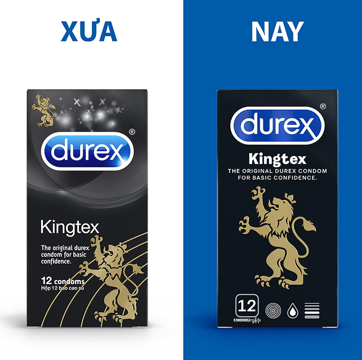 Bao cao su Durex Kingtex 12 bao ( NEW )
