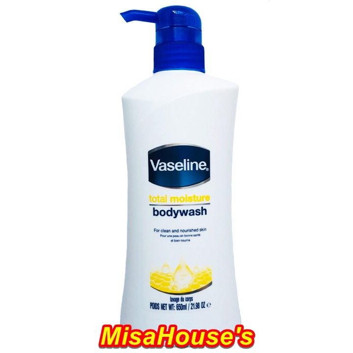 Sữa Tắm Dưỡng Ẩm Vaseline Total Moisture 650ml