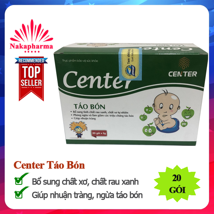 Center Táo Bón - Bổ sung chất xơ, ngừa táo bón, trĩ nội trĩ ngoại
