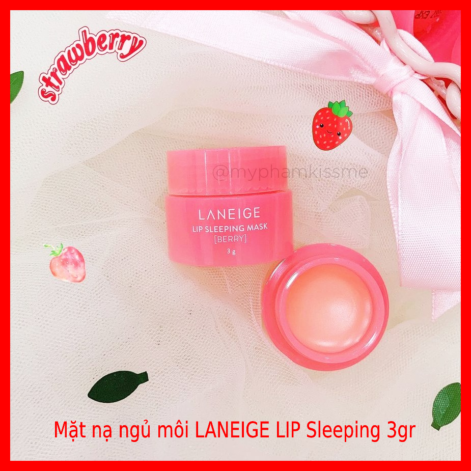 Mặt nạ ngủ môi LANEIGE LIP Sleeping Mask mini 3gram - Chính hãng