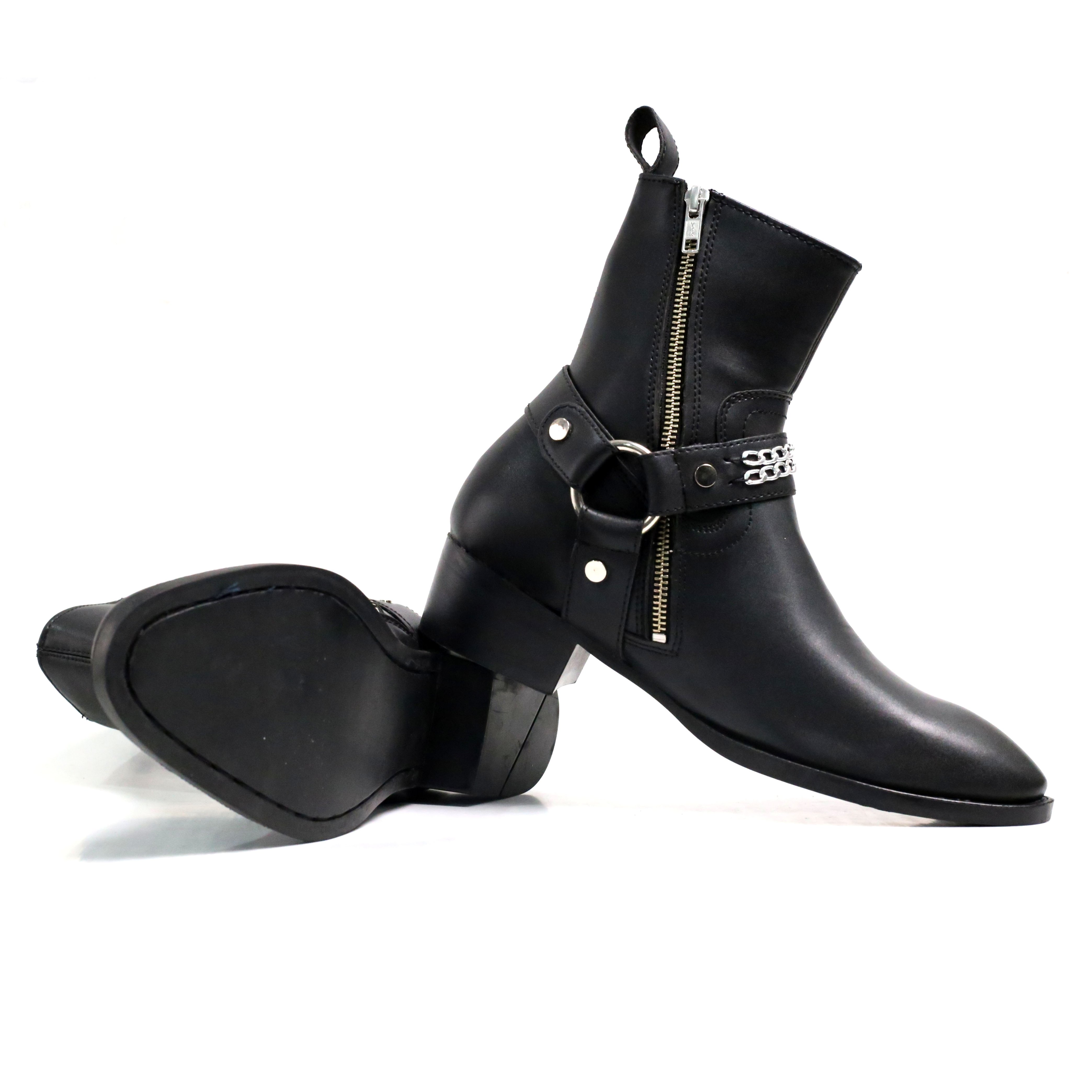 Giày harness boot khóa kéo StarLord SL1120 đế cao
