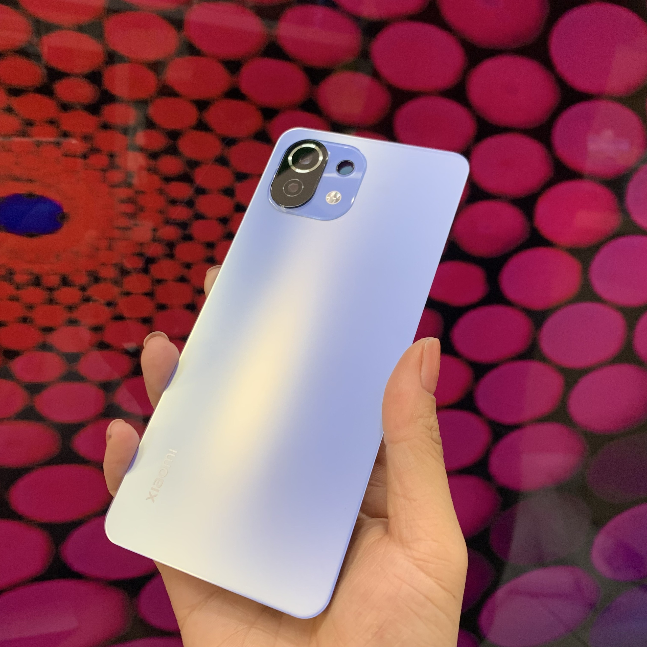 Lưng liền kính Camera Xiaomi 11 Lite 4G / 5G ( Zin ) Tặng kèm leo dán dán 15ml