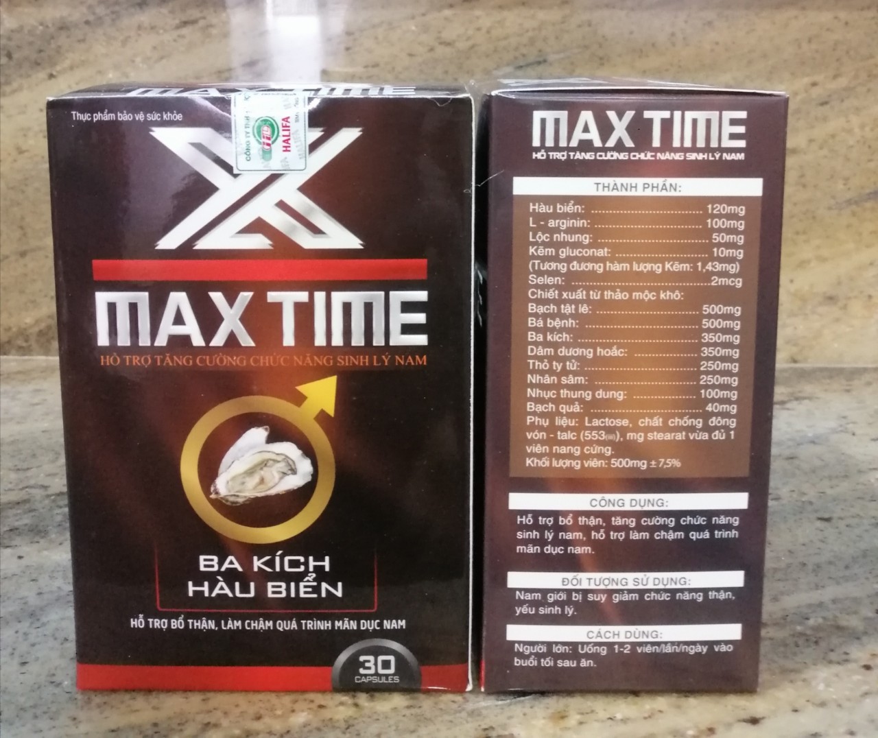 Hàu biển max time ba kích, bổ thận tráng dương