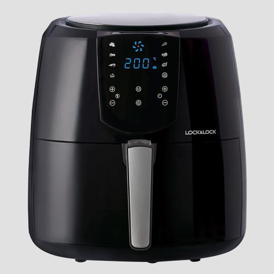 Nồi chiên không dầu điện tử lock&lock ejf357blk 5.2l