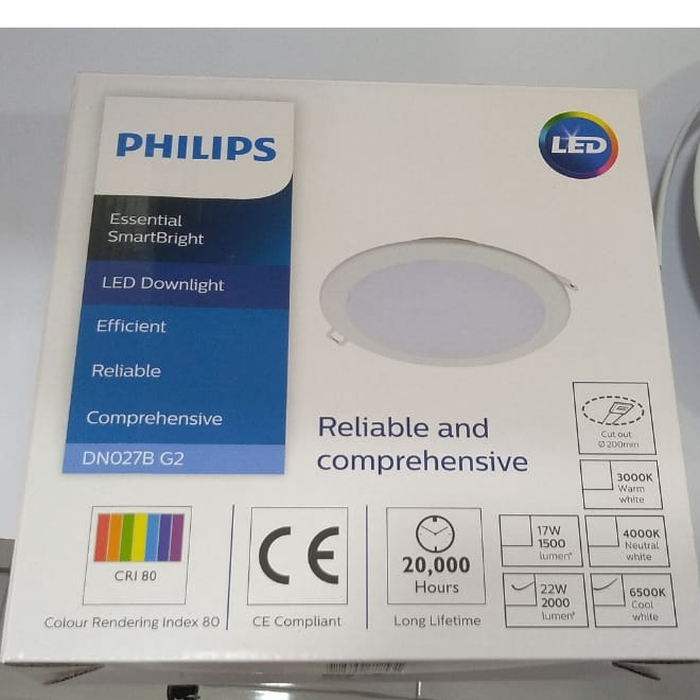 [PHILIPS][ÂM TRẦN] Đèn Led Âm Trần 22W Lỗ cắt 200mm PHILIPS DN027B G2
