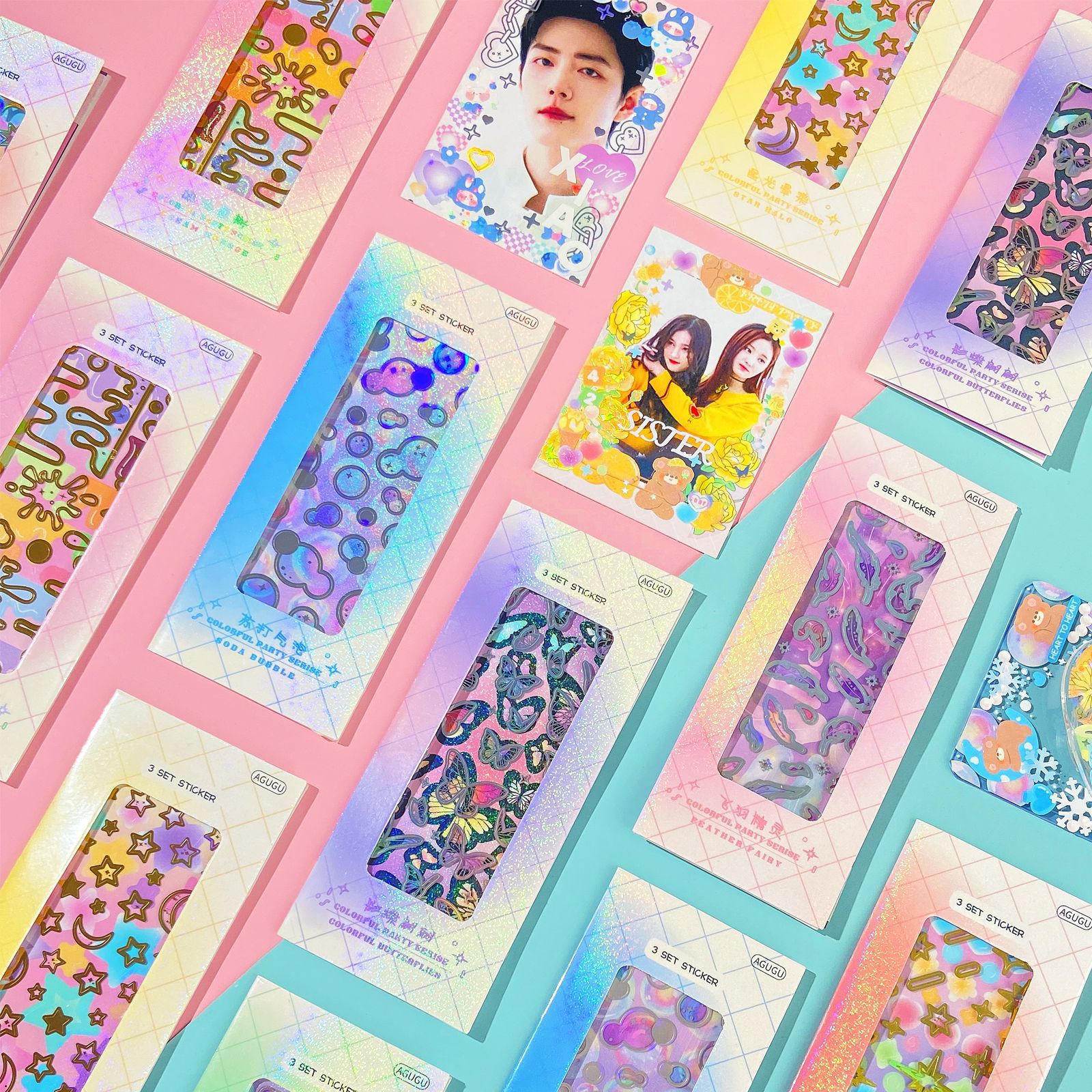 Set 3 Sticker Hologram