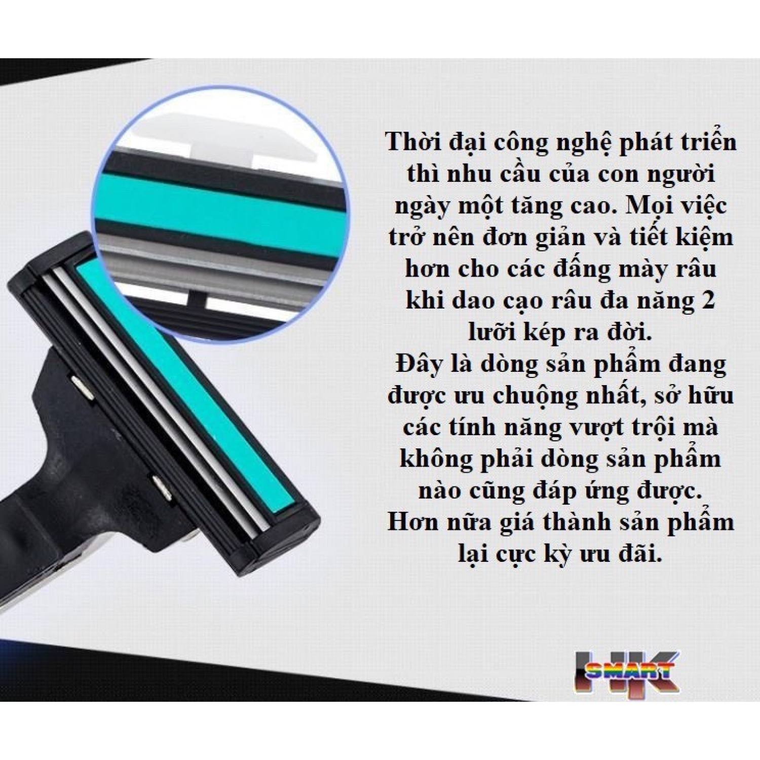 [HCM] Bộ Dao Cạo Râu 36 Lưỡi Kèm Thân Dao