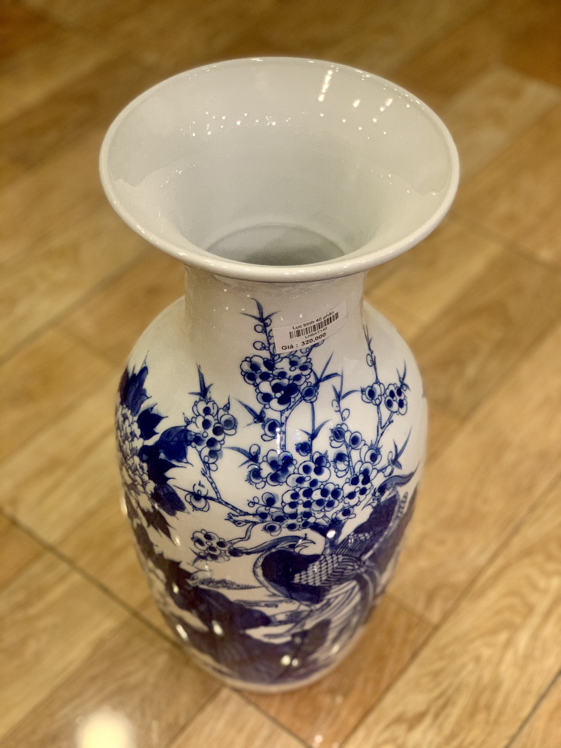 Bình hoa gốm sứ cao cấp Bát Tràng