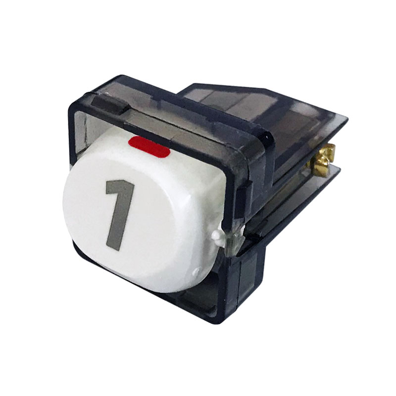 Hạt công tắc 1 chiều 2 cực 10A đánh số HME18